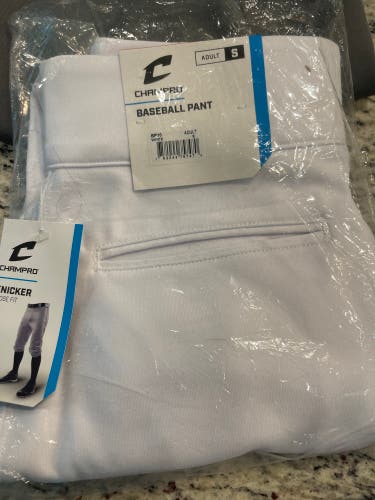 White New Small Champro Game Pants