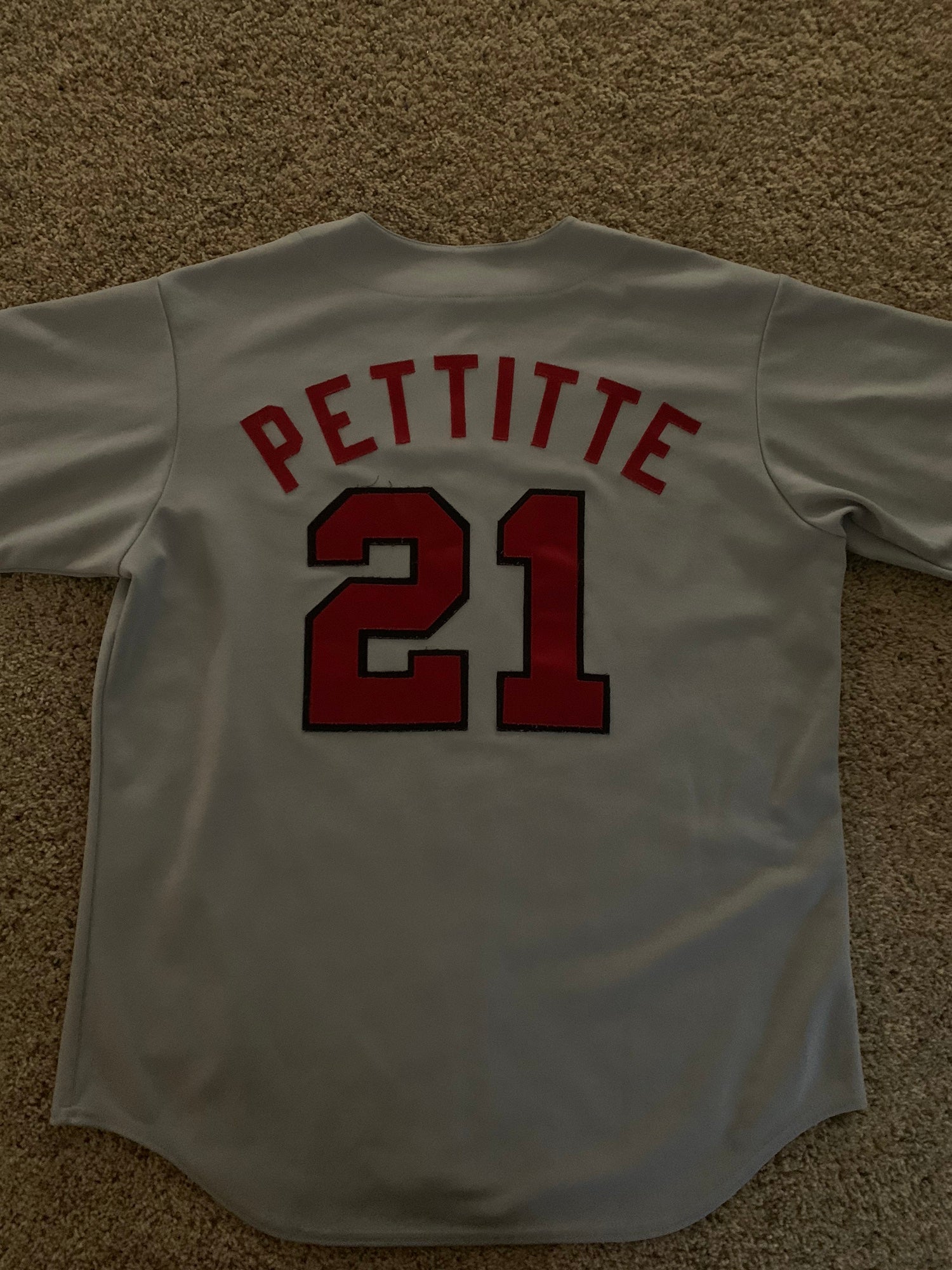 Authentic MLB Astros Throwback Pettitte Jersey