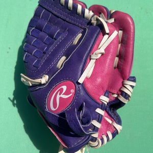 Used Rawlings Highlight Series Right Hand Throw Baseball Glove 10"