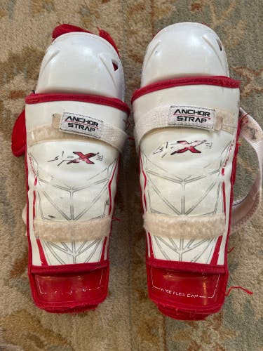 Used Bauer Vapor APX2 Shin Pads 12”