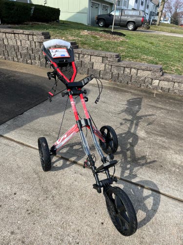 Red Unisex Sun Mountain Push Cart