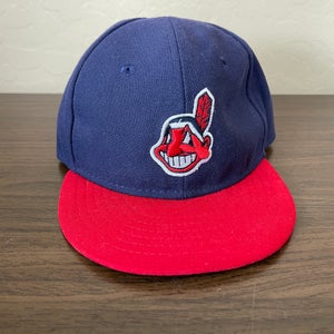 Cleveland Indians MLB BASEBALL NEW ERA 59FIFTY Infant Baby Size 6 Fitted Cap Hat