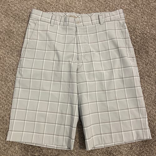 Nike Golf Plaid Golf Shorts Men’s 32 M