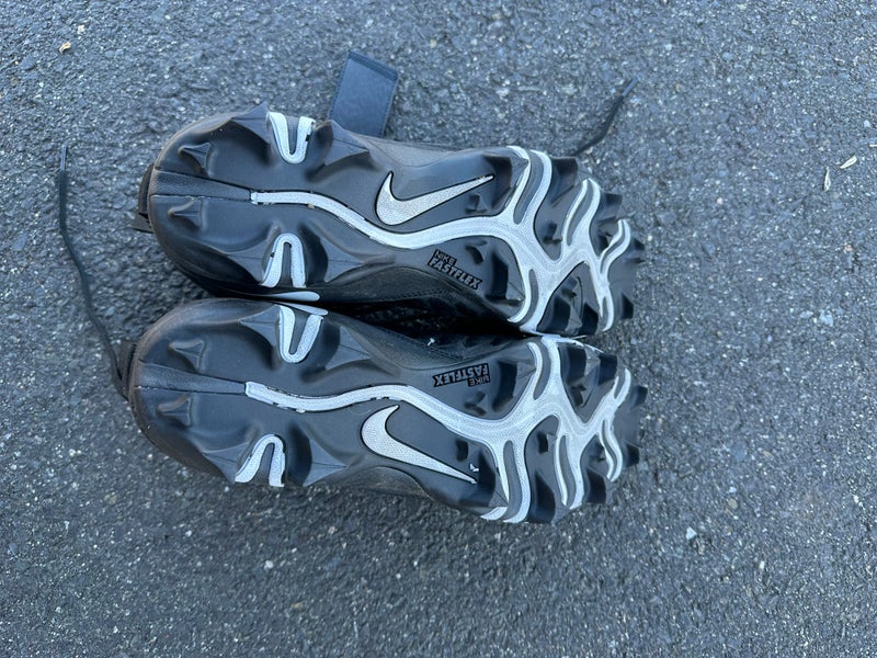 Black Used Molded Cleats High Top FastFlex