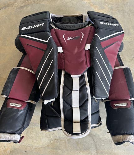 Used XL Bauer Pro Stock Supreme UltraSonic Goalie Chest Protector