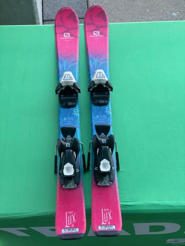 Used Kid's Less than 140 cm Salomon 90 All Mountain & Carving Skis Yes
