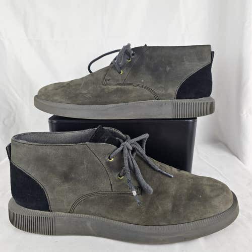 CAMPER BILL K300235-002  Mid Top Green Suede Chukka Boots Size 43 Men's Size 10