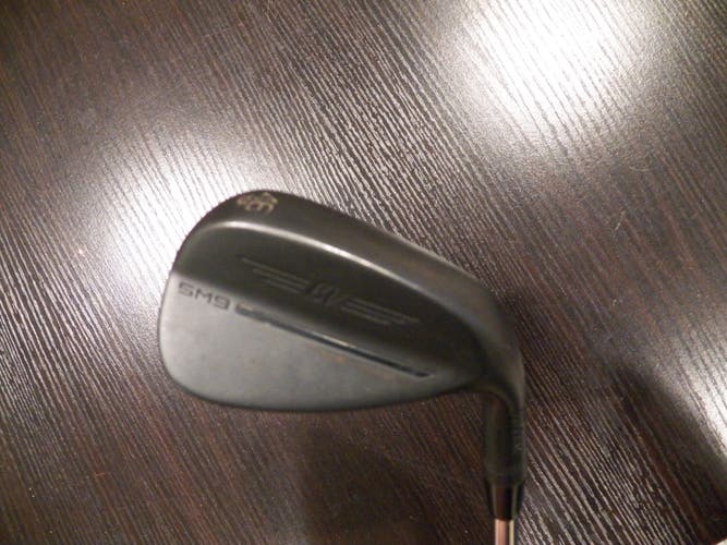 RIGHT HAND TITLEIST VOKEY SM9 JET BLACK RAW GOLF PITCHING WEDGE 46-10F
