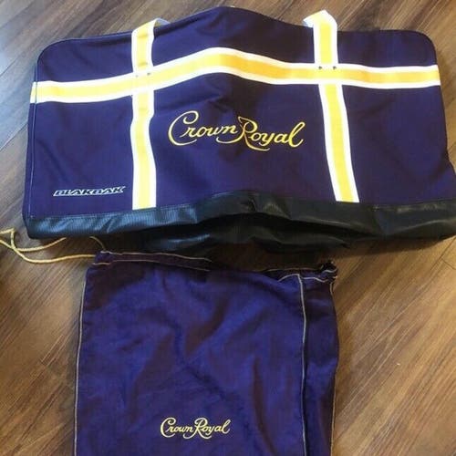Rare Crown Royal Hockey Bag W/Crown Bag