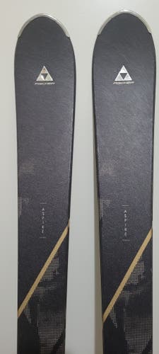 Fischer ASPIRE 145 cm All Mountain Skis With Bindings Used Women's