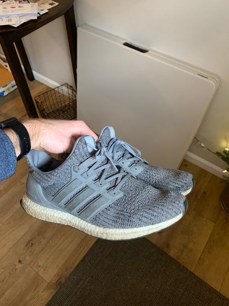 Gray Adult Men's Used Size 11.5 (Women's 12.5) Adidas Ultraboost Shoes