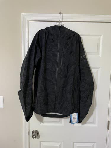 Salomon Outlaw 3L Jacket, XL, New, Black Camo