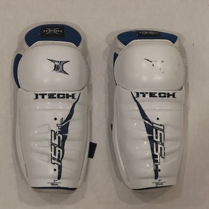 Itech  Shin Pads - Size 7” - White