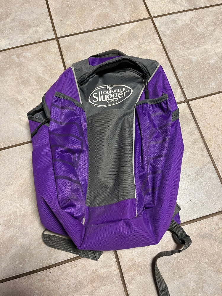 Used Louisville Slugger Softball Bat bag backpack
