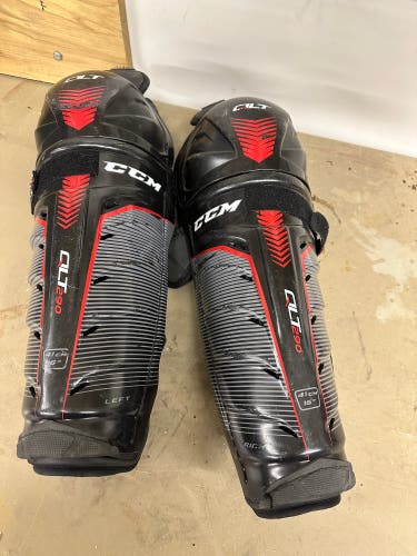 Used CCM QLT Edge Shin Pads