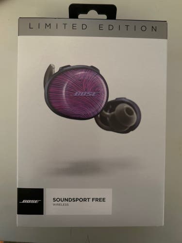Bose SoundSport Free, True Wireless Limited Edition Ultraviolet Earbuds