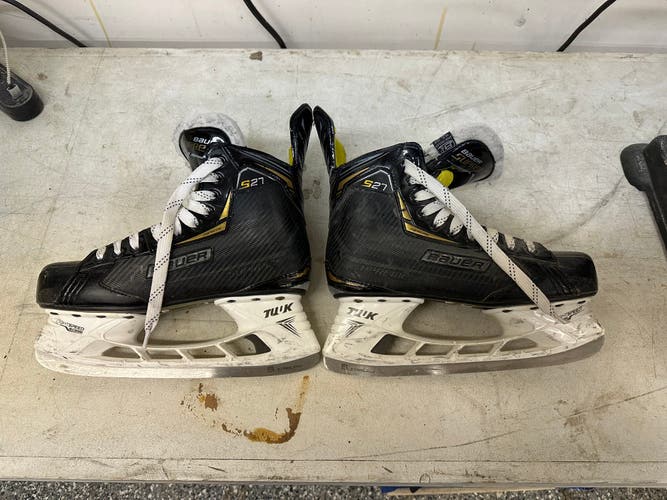 Used Bauer Regular Width Size 8.5 Supreme S27 Hockey Skates