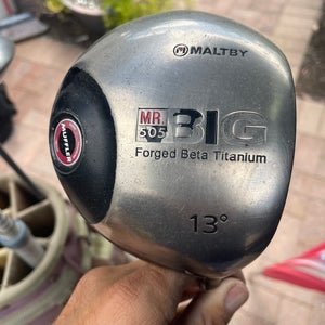 Maltby MR505 Big Golf Driver 13 Deg  in right handed  Graphite shaft 60 Lite  Used
