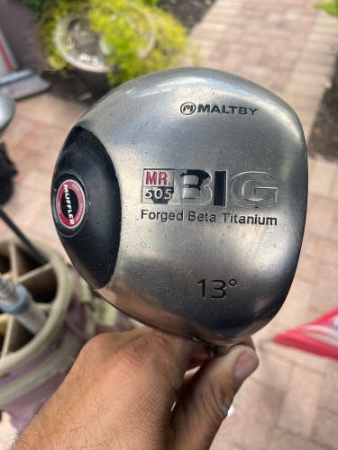 Maltby MR505 Big Golf Driver 13 Deg  in right handed  Graphite shaft 60 Lite  Used