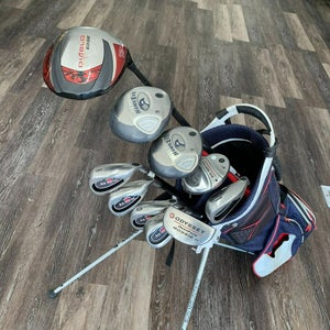 Complete Set of Senior Golf Clubs - Callway + Stand Bag
