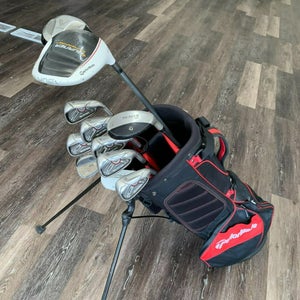 Complete Set of TaylorMade Golf Clubs + Bag