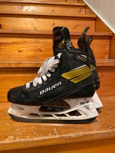 Used Bauer Size 8 Fit 3 Supreme UltraSonic Hockey Skates