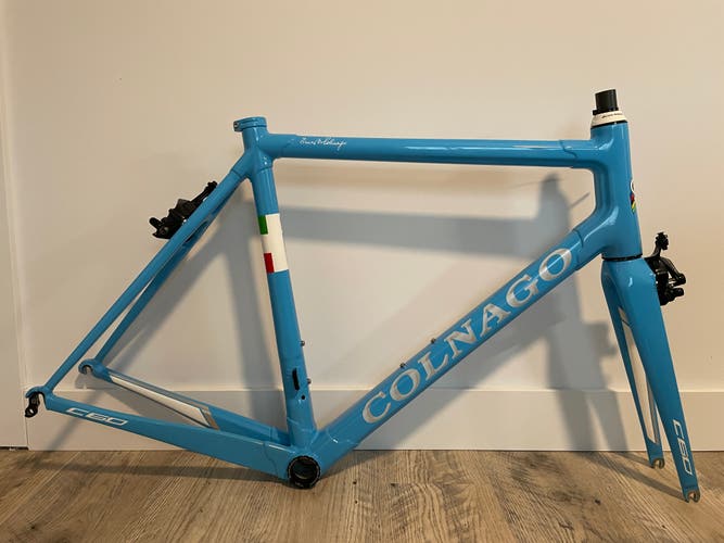 Demo Colnago C60 Di2 Flanders Edition, Carbon Road Bike Frameset size 54H (57cm)
