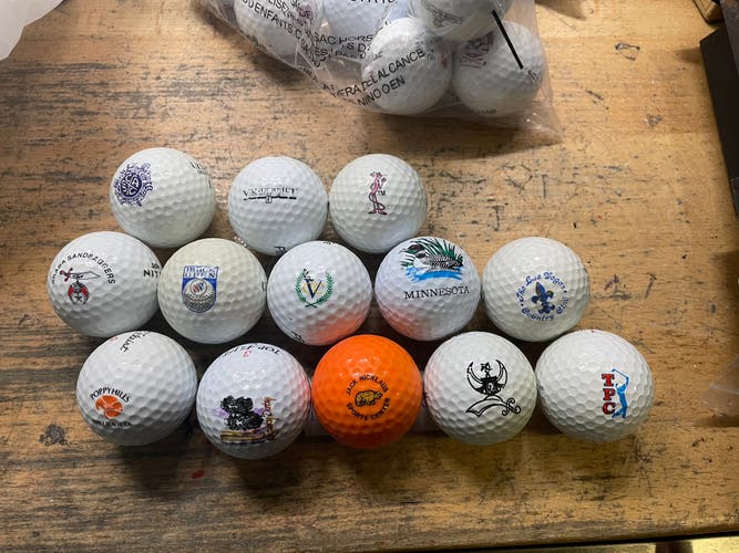 Golf ball collection.  30 Pc collectible golf balls