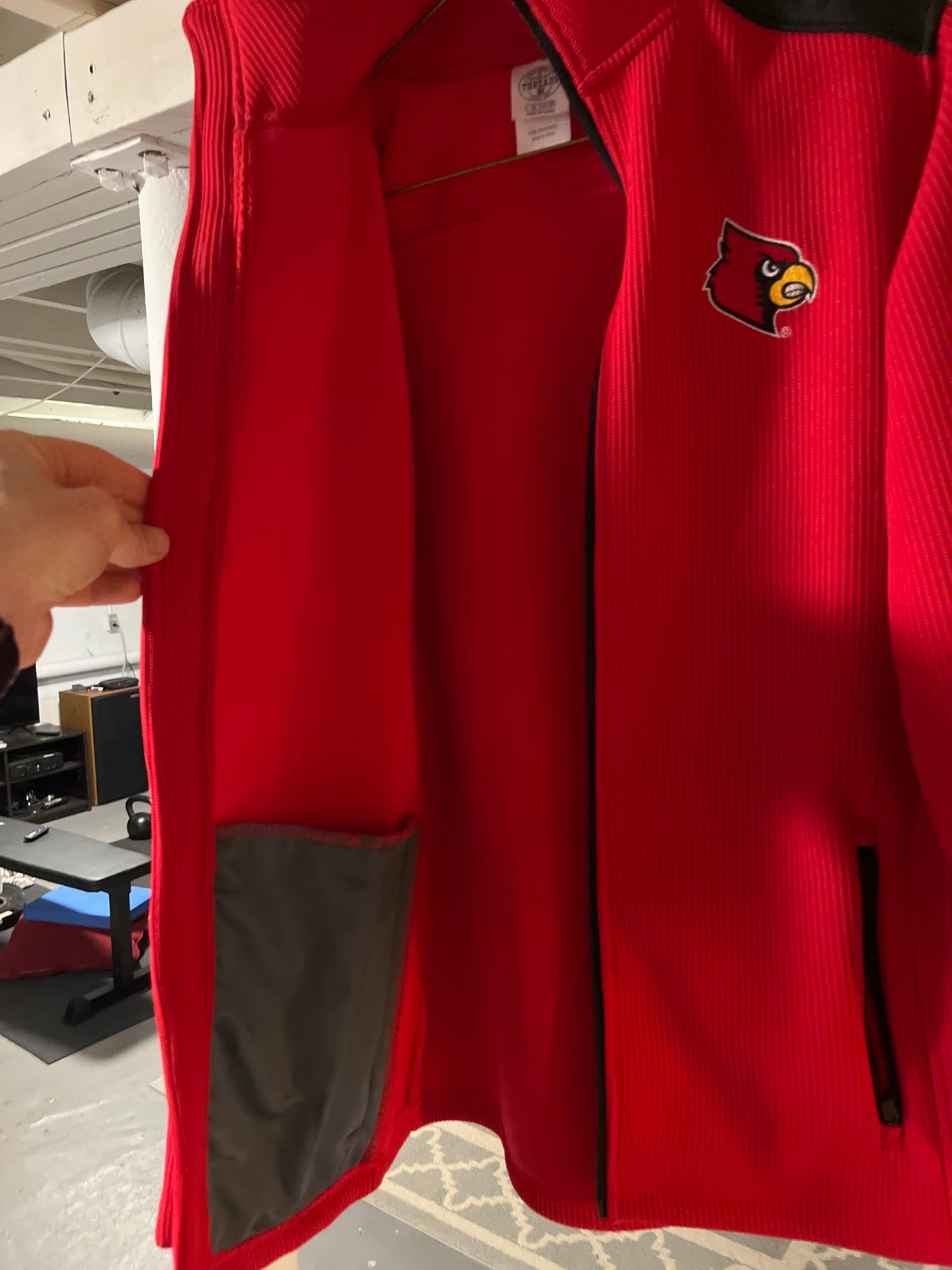 Louisville Cardinals Black Varsity Jacket