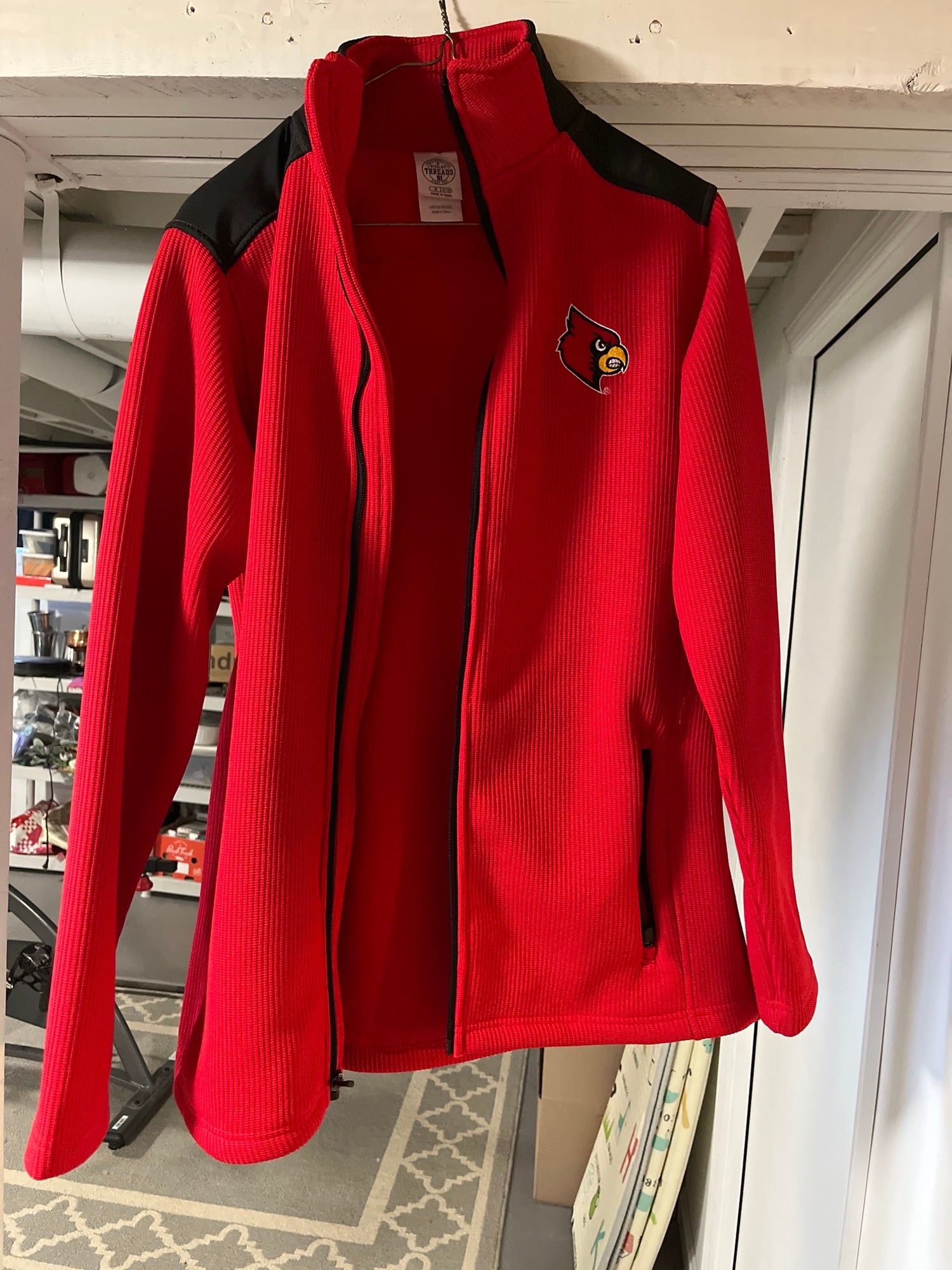 Official Louisville Cardinals Polar Fleece Zipper Jacket