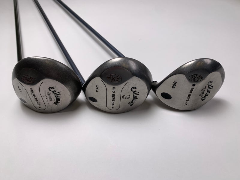Callaway Big Bertha Wood Set 1 3 7 | 9* RCH 90 Firm Graphite Mens RH