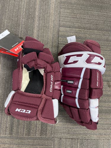 New CCM 14" HG 4R Pro Gloves - Maroon