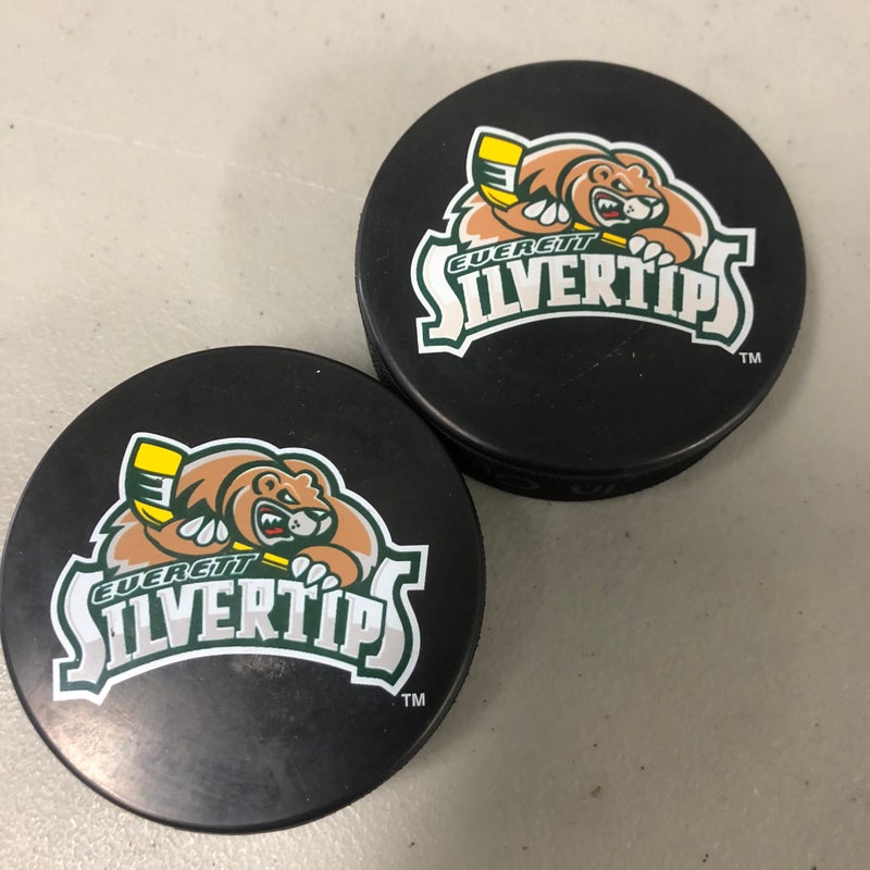 Everett Silvertips WHL game pucks