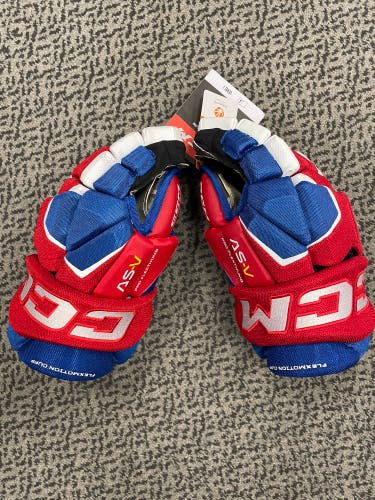 CCM ASV 14” Red/Blue gloves