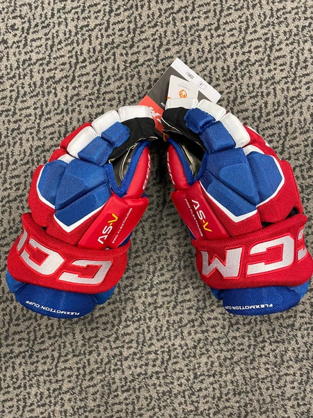 CCM ASV 14” Red/Blue gloves