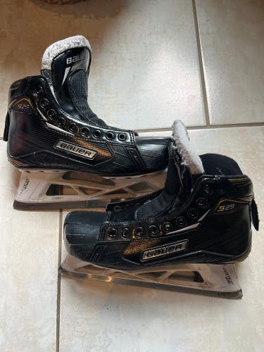 Used Bauer Regular Width  Size 5 Supreme S29 Hockey Goalie Skates