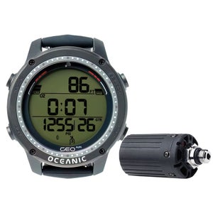 Oceanic Geo Air + Transmitter Wrist Watch Scuba Dive Computer Wireless Nitrox