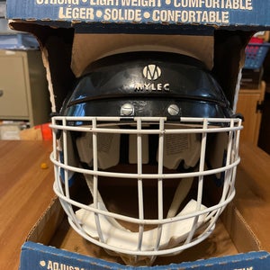 Mylec Black Helmet with Cage Jr 152