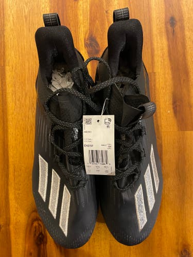 New Black Adizero Cleats (Size 11 - Low EH2707)
