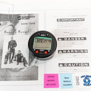 Sherwood Courier CR100 Air Scuba Dive Computer Puck Module Aqua Lung Matrix II 2