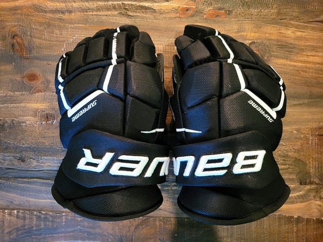 Bauer Supreme 3S Pro Gloves - 14" - Black - Used