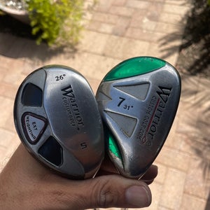 Warrior Custom Golf 2 Pc Hybrid Set 5/7 wood in right handed