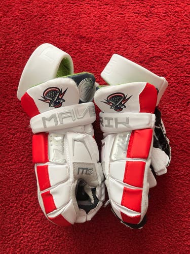 PLL Cannons Used Player's Maverik 13" M5 Lacrosse Gloves