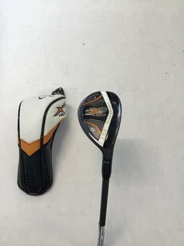 Used Callaway X2 Hot 5 Hybrid Regular Flex Graphite Shaft Hybrid Clubs