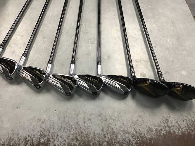 Used Cobra F Max Combo 4i-pw Regular Flex Graphite Shaft Iron Sets