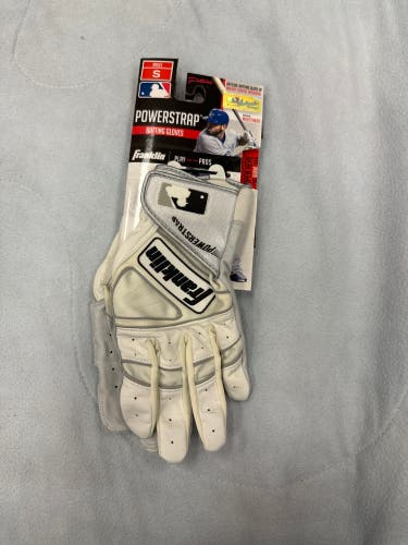 New Adult Small Franklin Powerstrap Batting Gloves