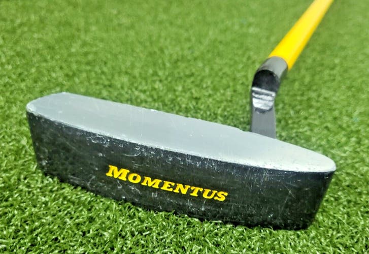 Momentus Golf Weighted Training Blade Putter  /  RH  /  Graphite ~34"  /  jd7895