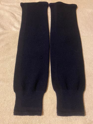 Adult 28” Navy Ice Hockey Knit Socks