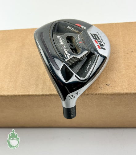 Used Left Handed 2019 TaylorMade M5 Fairway 3 Wood 15* HEAD ONLY Golf Club