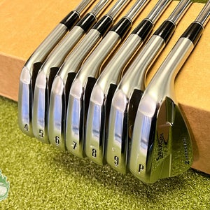 Used RH Srixon Z-Forged II Irons 4-PW Dynamic Gold X100 X-Stiff Steel Golf Set